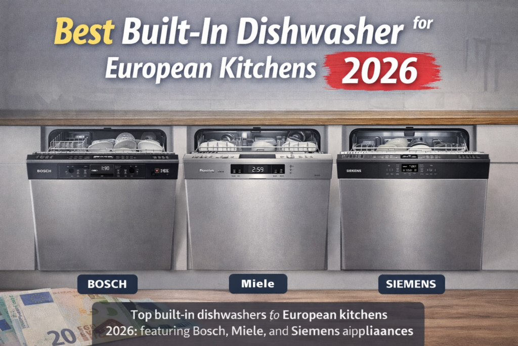 Best Built-In Dishwasher for European Kitchens (2026 Buying Guide)