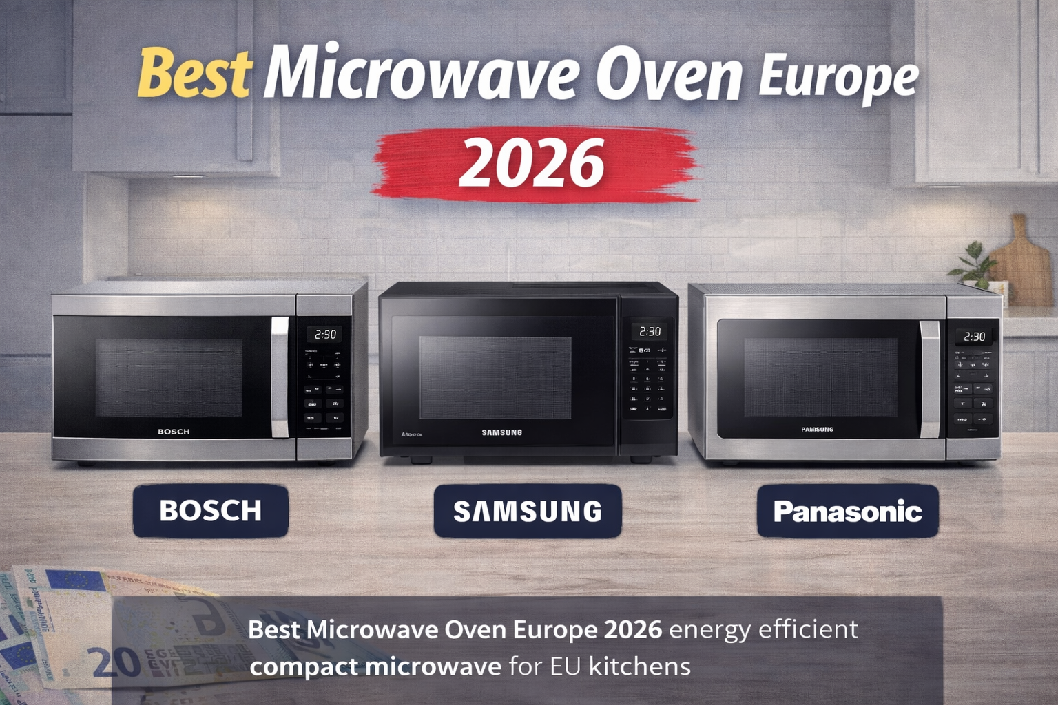 Best Microwave Oven Europe 2026 energy efficient compact microwave for EU kitchens