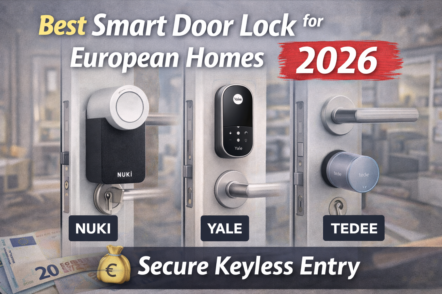 best smart door lock Europe 2026 keyless entry