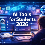 AI tools for students study dashboard with smart learning apps
