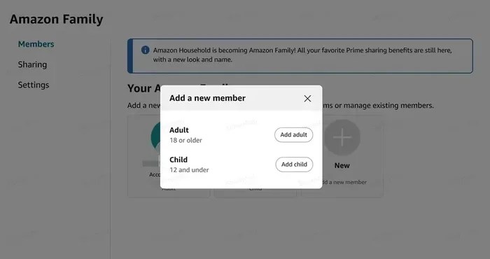 How to Share Amazon Prime Membership With Family Members