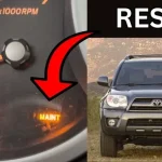How to Turn Off Maintenance Light Toyota 4Runner
