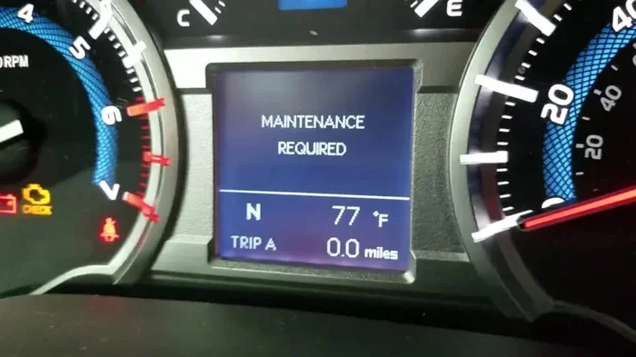 How to Turn Off Maintenance Light Toyota 4Runner