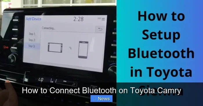 How to Connect Bluetooth in Toyota Camry Quickly