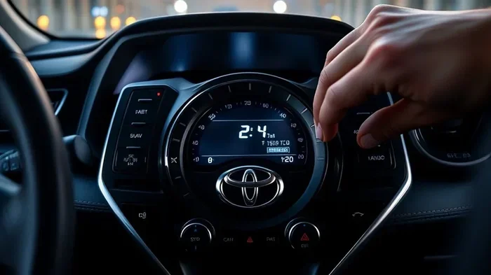 How to Change Time on Car Dashboard Toyota Models