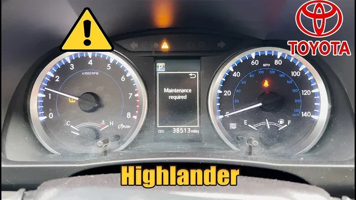 How to Reset Maintenance Light on Toyota Highlander
