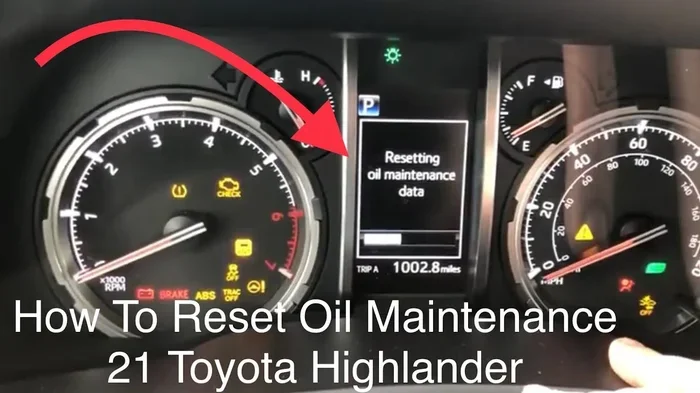How to Reset Toyota Maintenance Light Highlander Fast