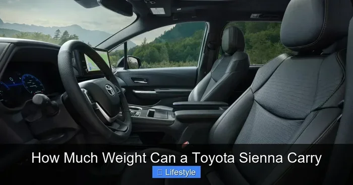 How Much Does a Toyota Sienna Weight Guide