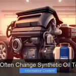 How Often Change Synthetic Oil Toyota For Best Performance