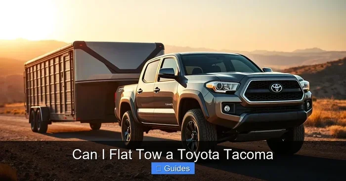 Can You Flat Tow Toyota Tacoma The Right Way Today
