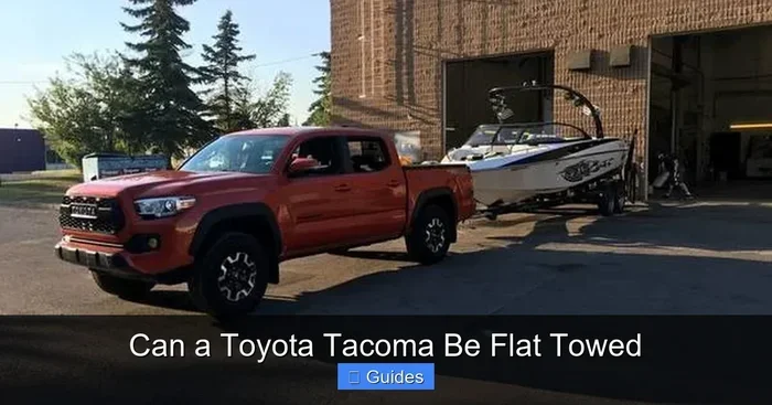 Can a Toyota Tacoma Be Flat Towed Safe Towing Guide