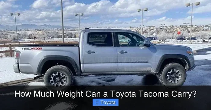 How Heavy Is a Toyota Tacoma Find Out the Real Weight