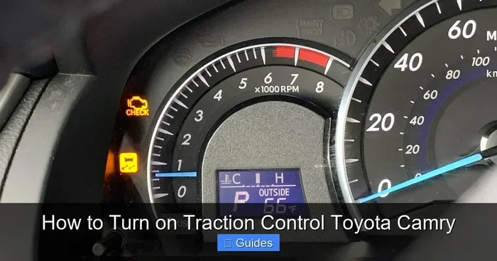 How to Turn on Traction Control Toyota Models