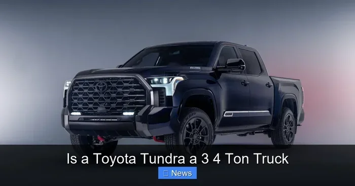 Is the Toyota Tundra a 34 Ton Truck Truck Rating Truth